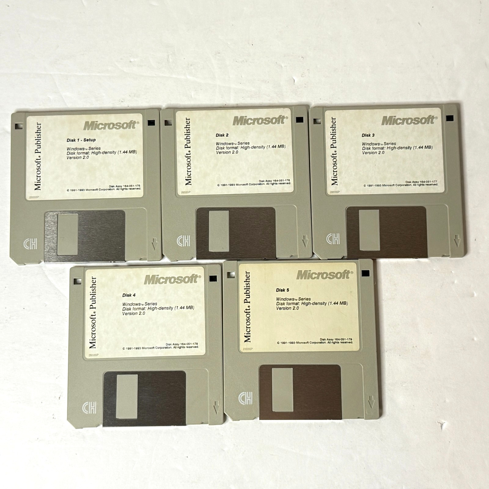 Microsoft Publisher 2.0 Windows Installation ©1993 3.5" Floppy Software *B2G1*