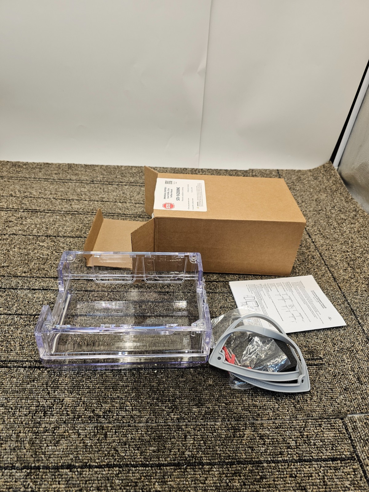 Safety Technology Int'l STI-14200NC Universal Stopper Clear Surface Mount