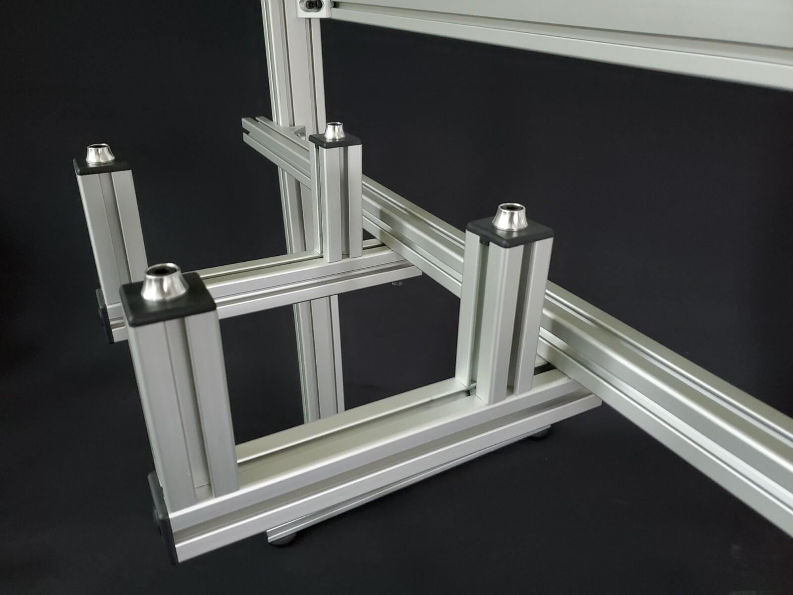 4PLAY RACING Computer/PC Mount for Competition and Race Platforms BLACK