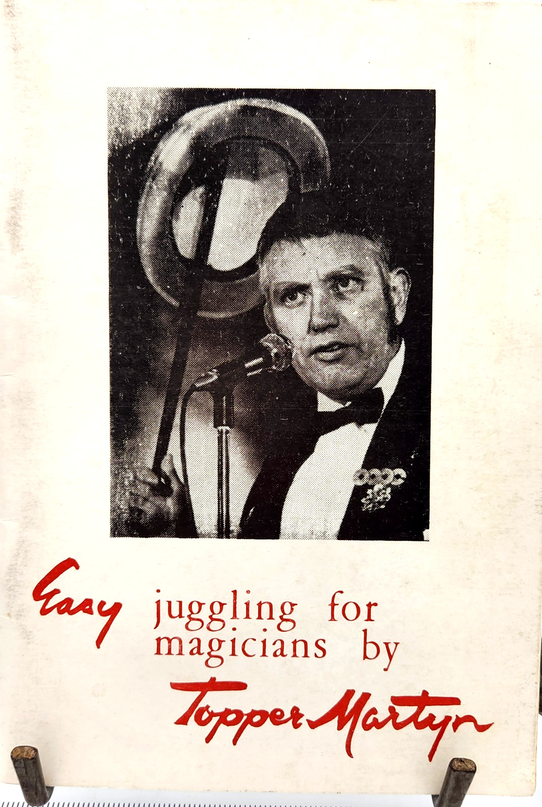 Vintage Softcover Book 1960's Easy Juggling for Magicians by Topper Martyn