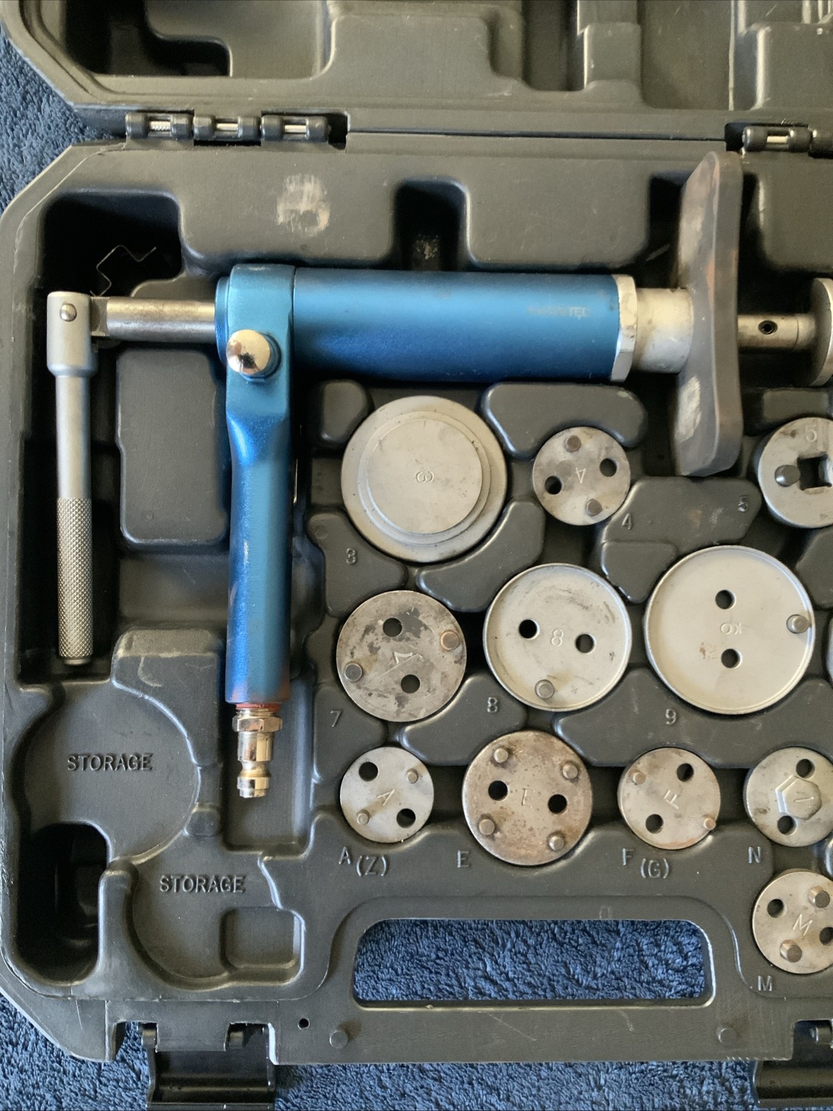 Mastercool Air Powered Brake Caliper Wind Back Tool Kit, 43050…
