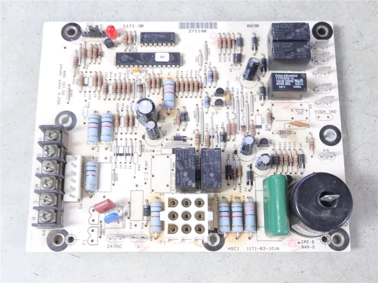 Honeywell 271140 York Coleman 1171-30 Furnace Control Circuit Board