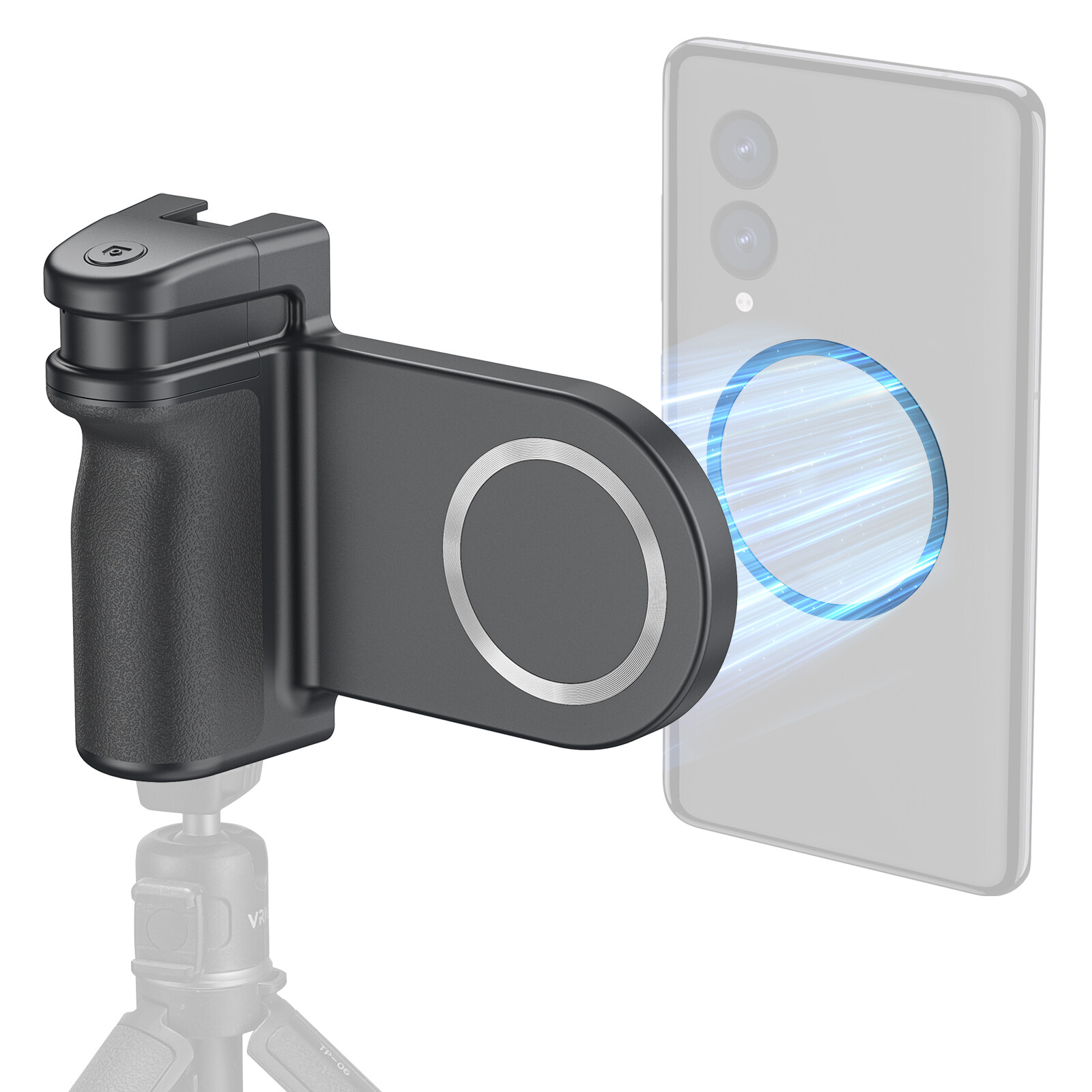 Magnetic Camera Grip for Iphone Magsafe Phone Video Shooting Handle Bluetooth Br