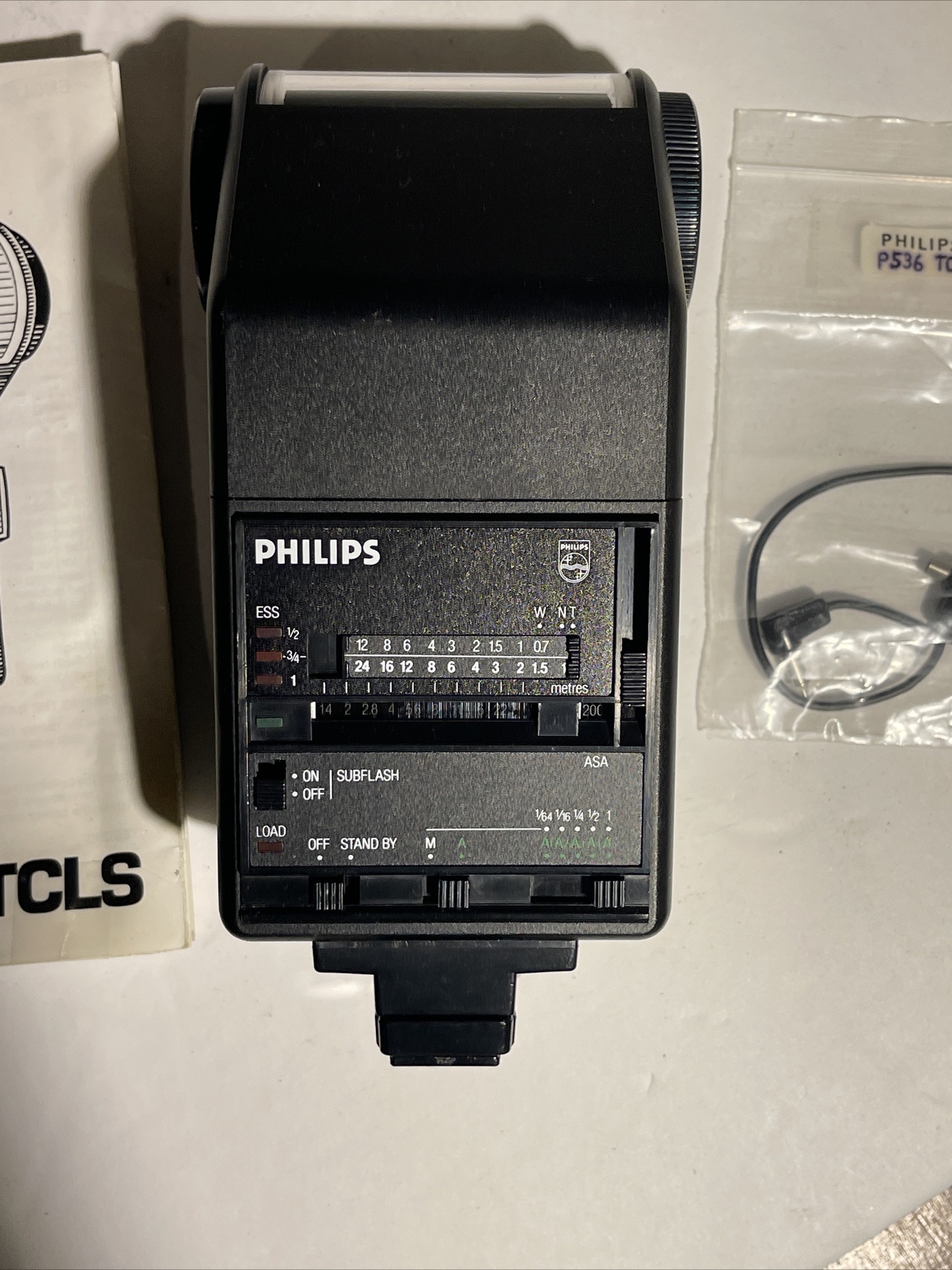 Philips P536 Thyristor Computer LS Single Pin Electronic Flash | Mint