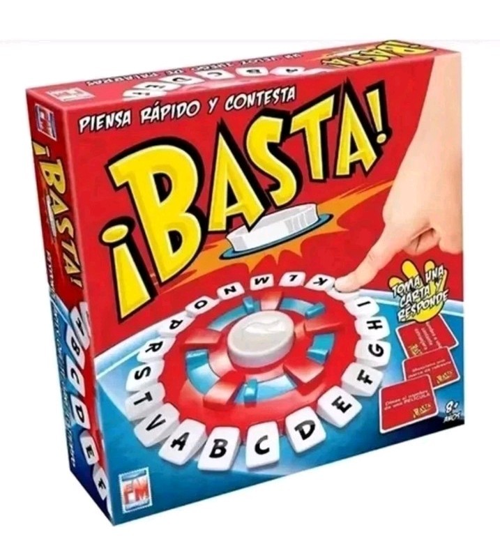 New BASTA Spanish Word Game Fast-Paced Family Board Game for fun NEW SEALED