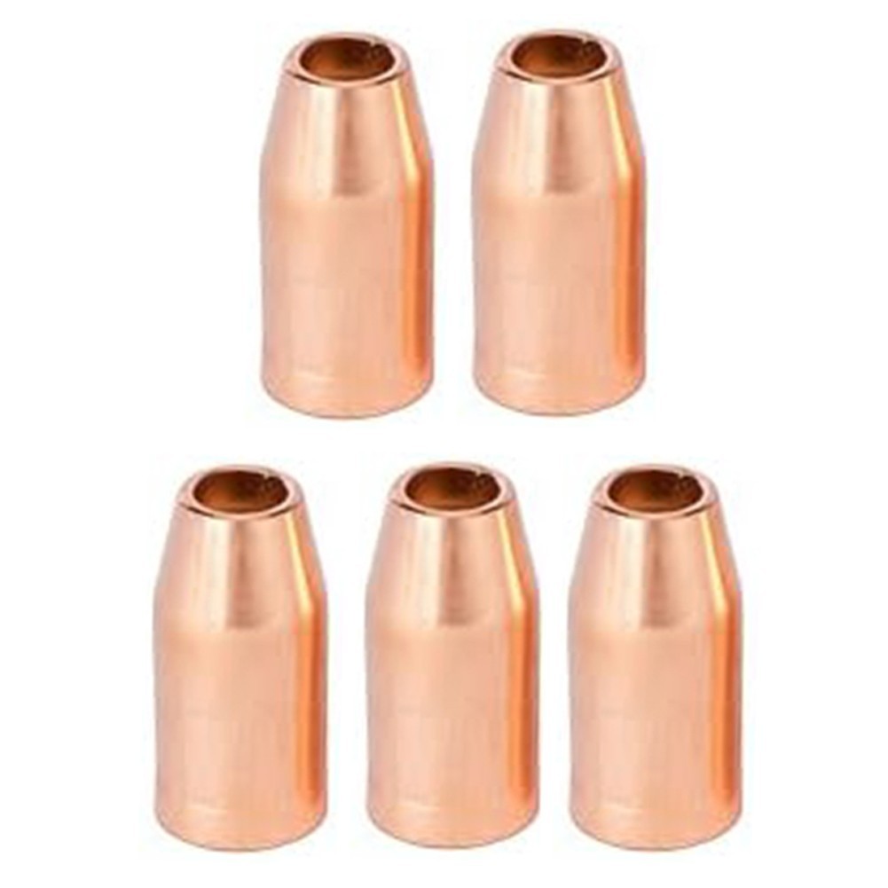Set of for 5 Copper Nozzles for VNS50F for fusion Series 140 180 220 250 for mig