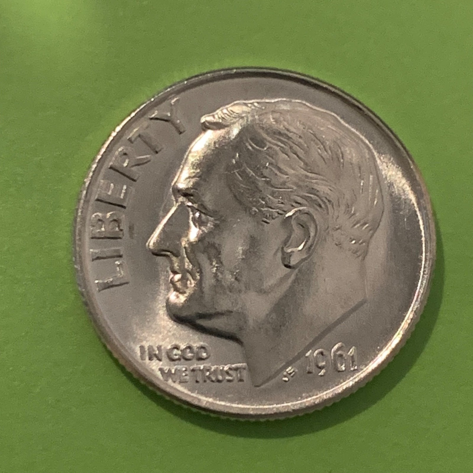 1961-P  Roosevelt Silver Dime BU Uncirculated FREE SHIPPING