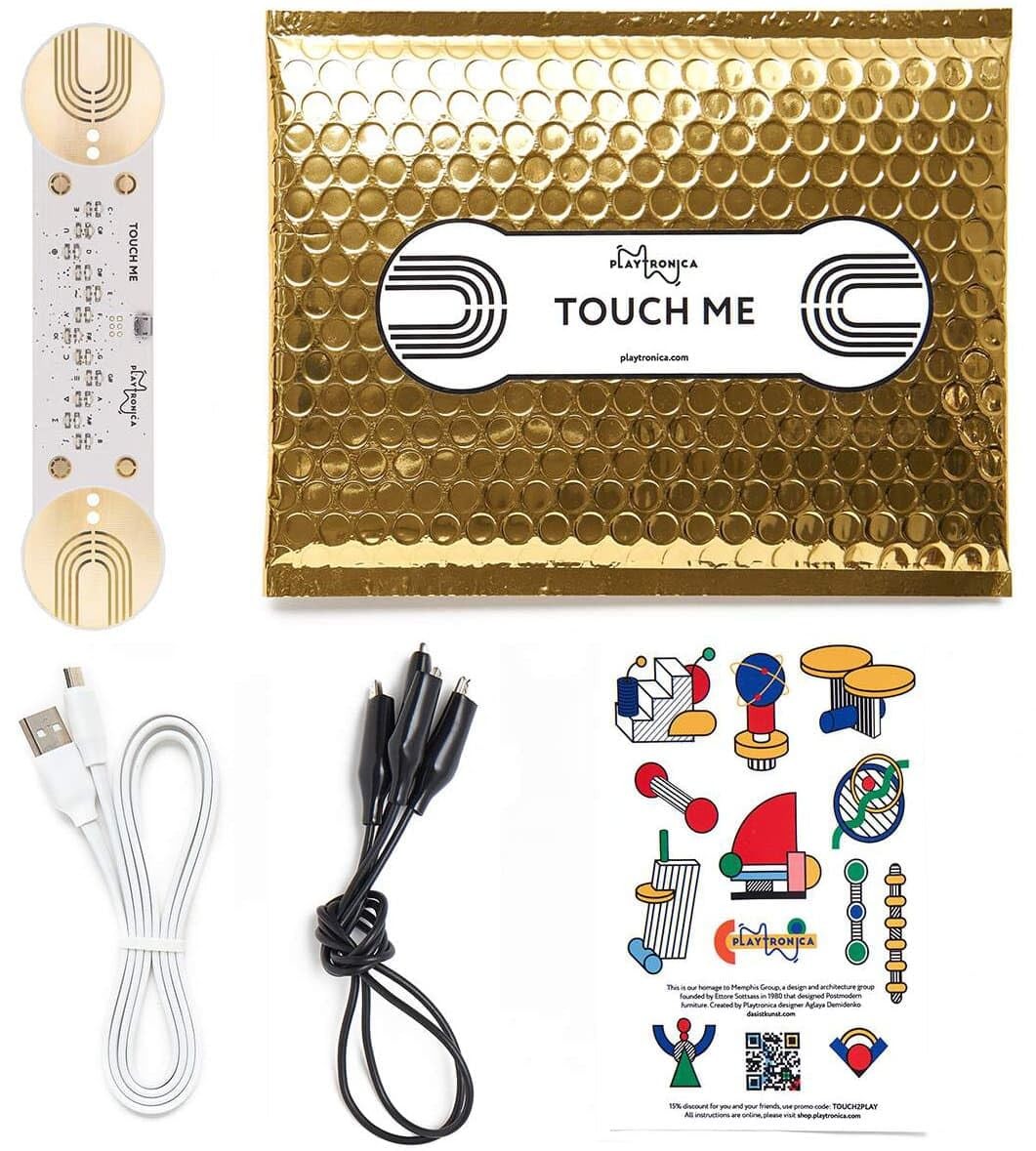 Playtronica TouchMe Midi Controller (Touch Sensitive MIDI Controller, Black