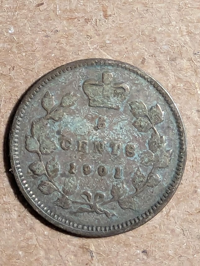 1901 Canada 5 Cents Silver