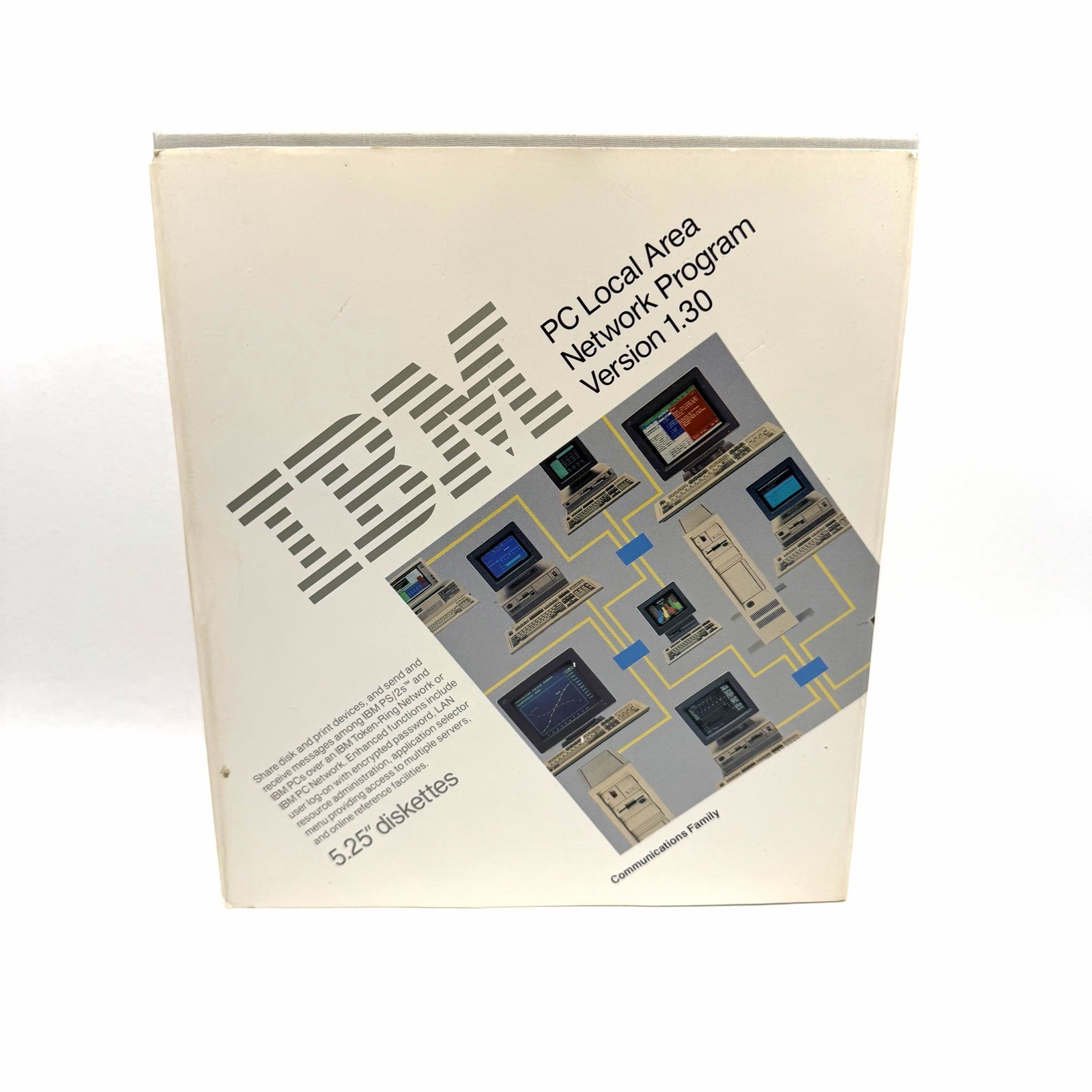 IBM PC Local Area Network Program v1.30 5.25" Floppy Disks DOS 84X0061