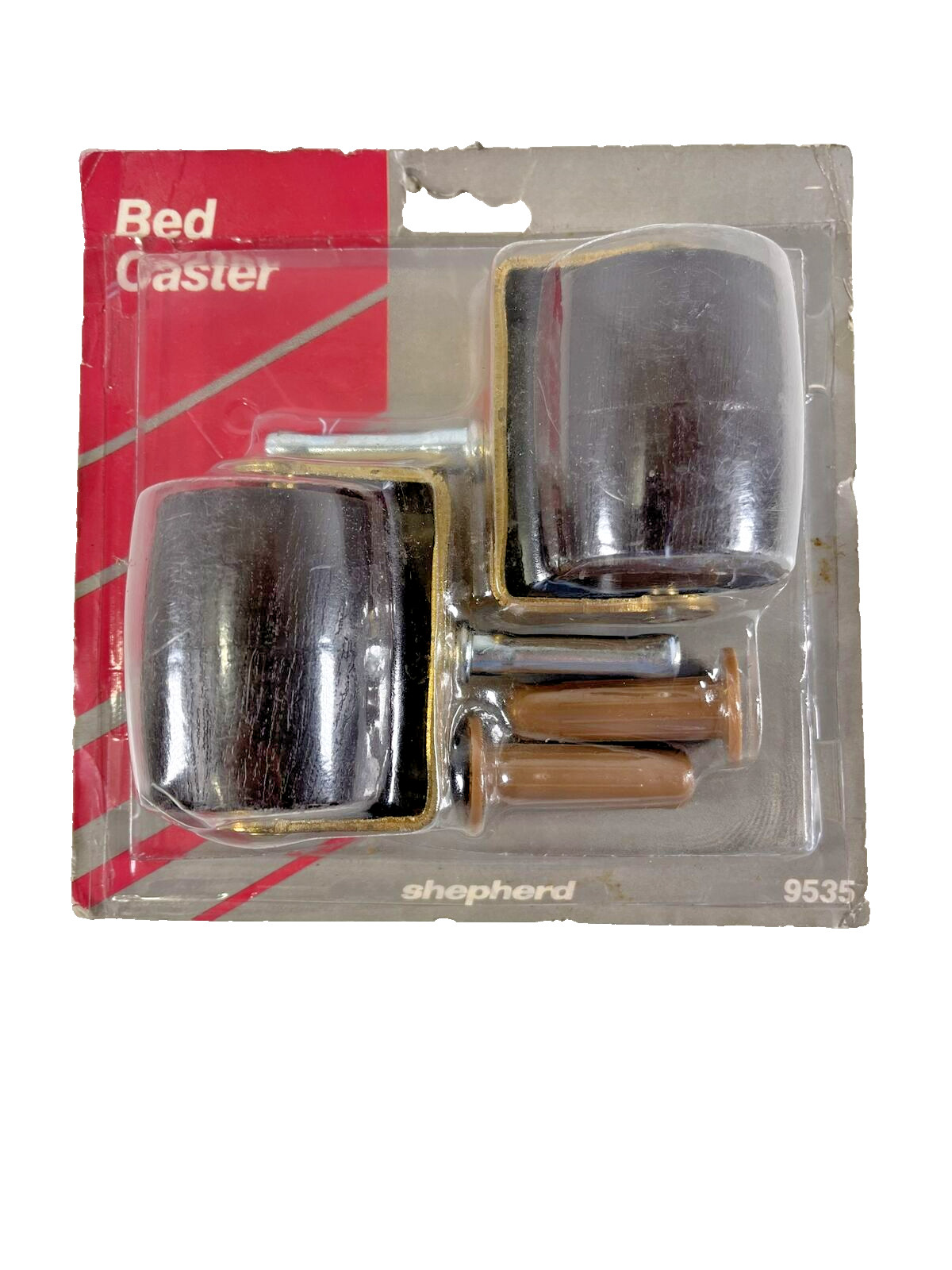 NEW OLD STOCK 2Pk. Sheperd Hardware Products Wide Wheel bed rollers #9535