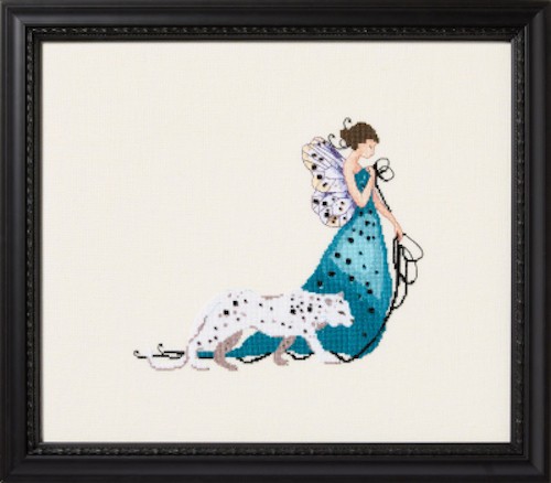 Nora Corbett Cross Stitch Pattern - NC369  -  Miss Leopard