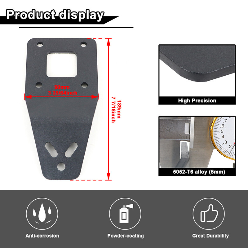 Fit For Suzuki DR650 1996-2025 Additional Auxiliary Lamp Light Bracket Mount