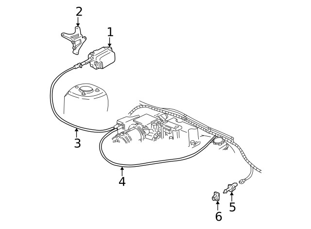 Genuine GM Accelerator Control Cable 22659189