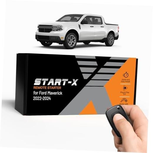 Remote Starter Kit for Maverick (2022, 2023, 2024) Vehicles | Push-to-Start &