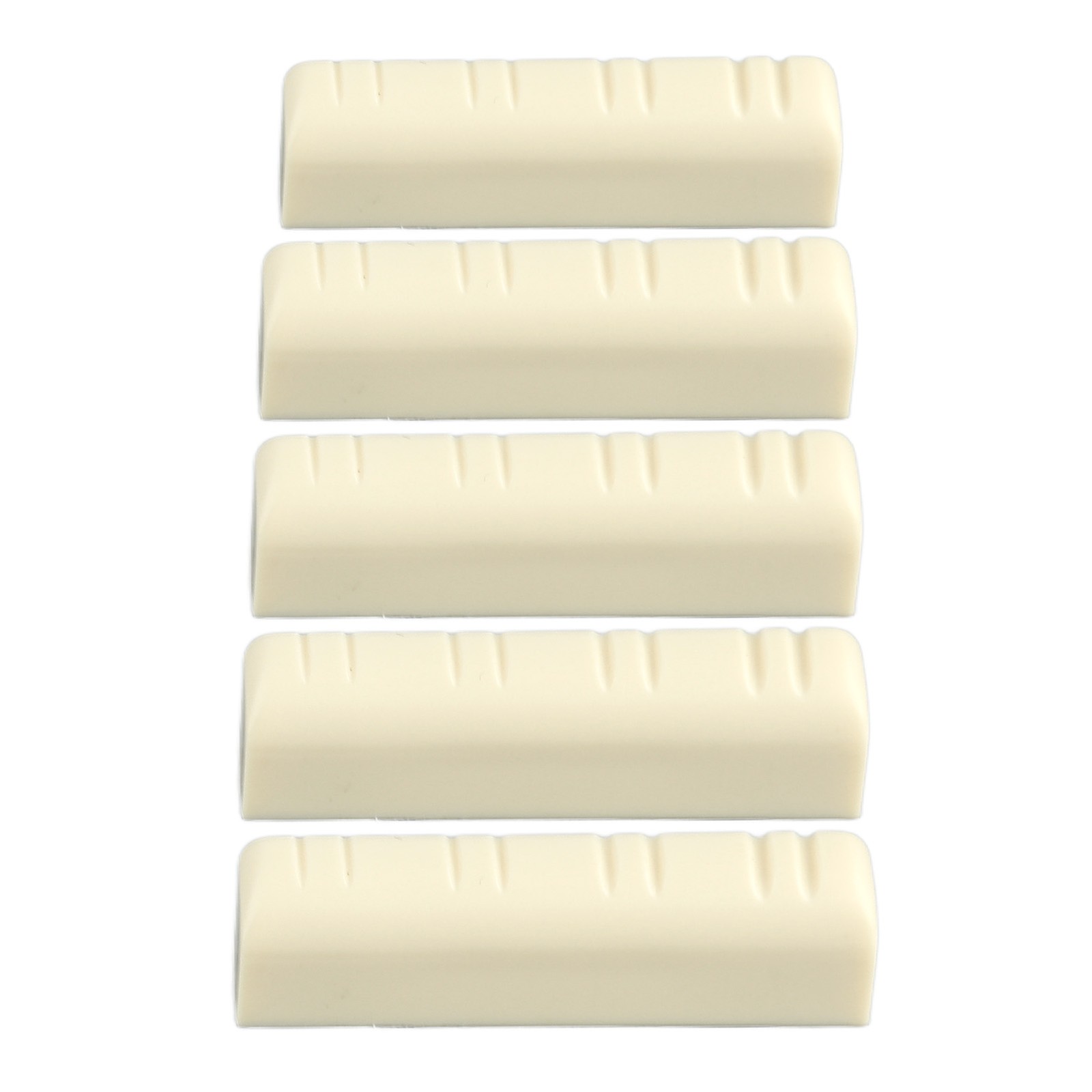 5Pcs Mandolin Bridge Nut 8 String Plastic 3.5cm Universal Instrument Accessory