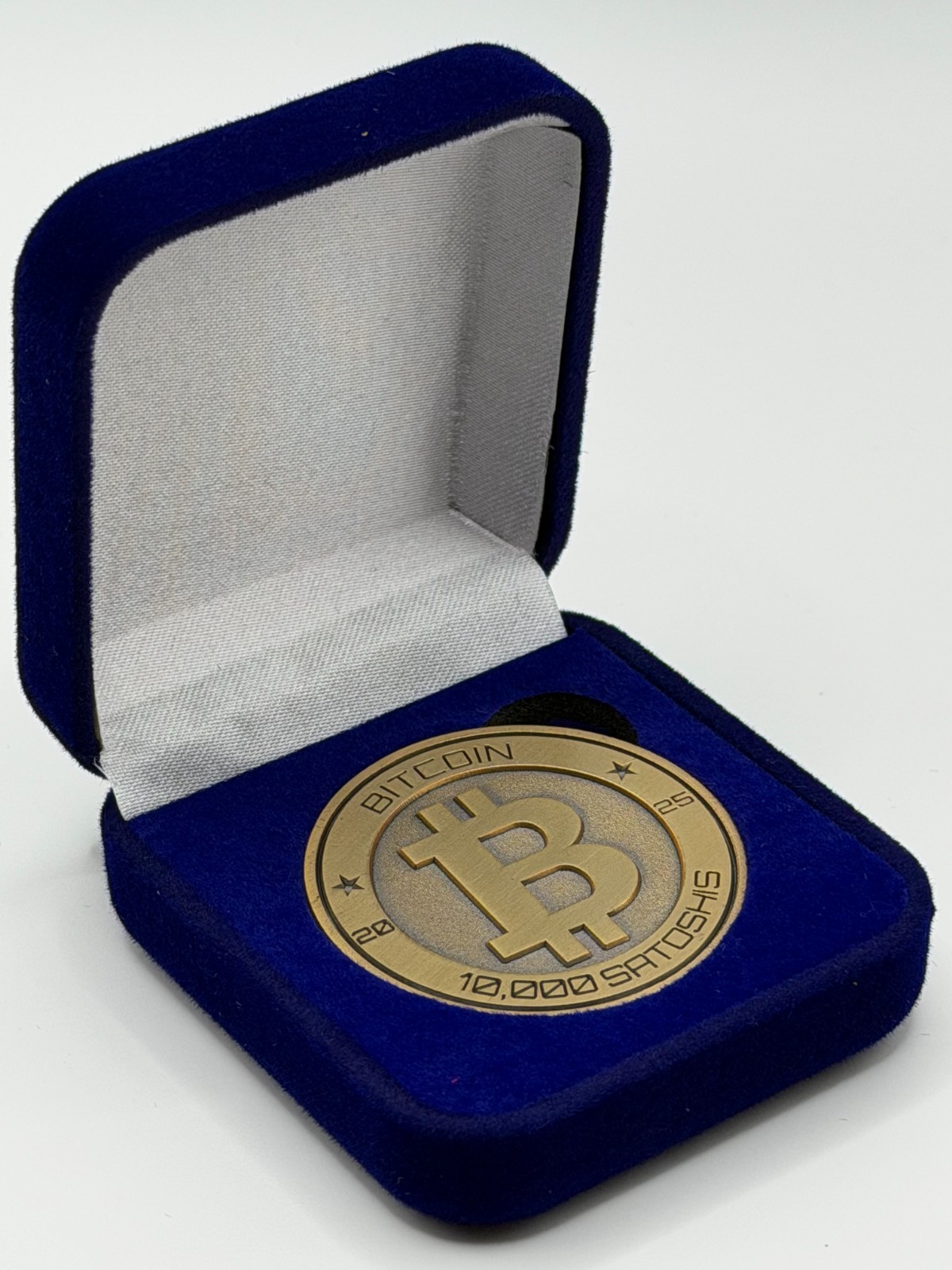 Bitcoin Physical Coin Crypto Cold Storage Wallet BTC Collectible