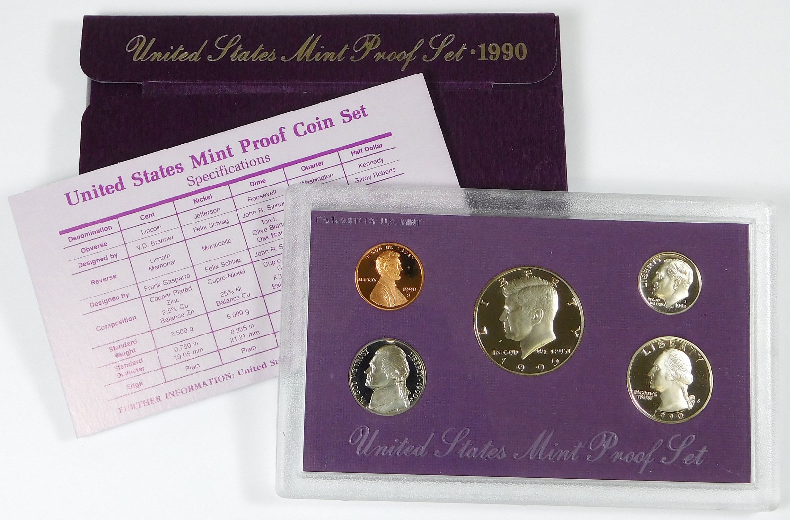 1990 U.S. Mint Proof Set - OGP