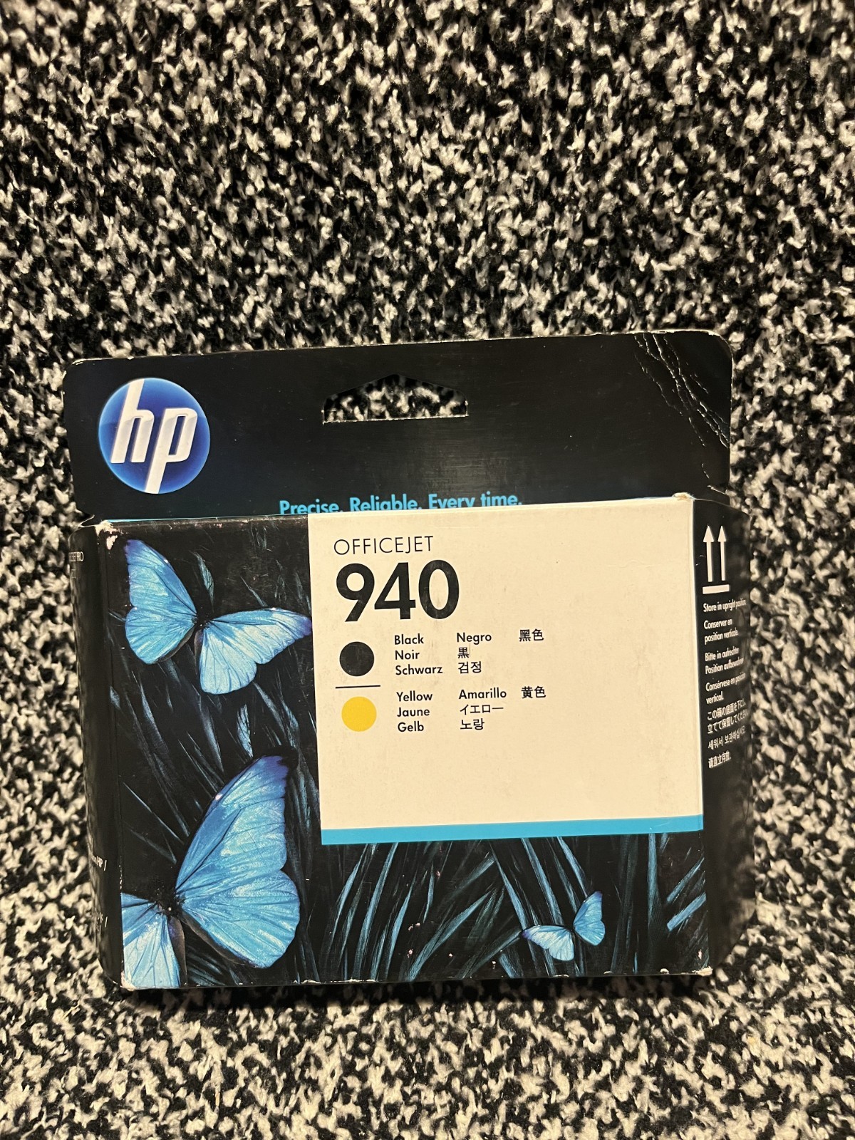 Genuine C4900A OEM HP 940 Black & Yellow Printhead Date: June 2019