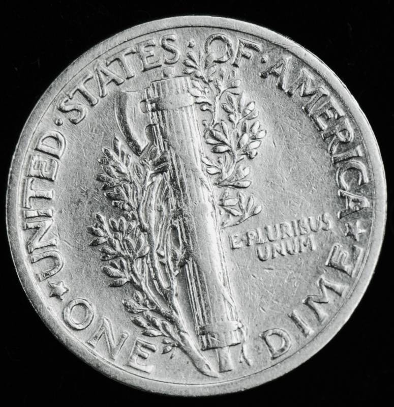1925-p Mercury Dime. High Grade (Inventory A)
