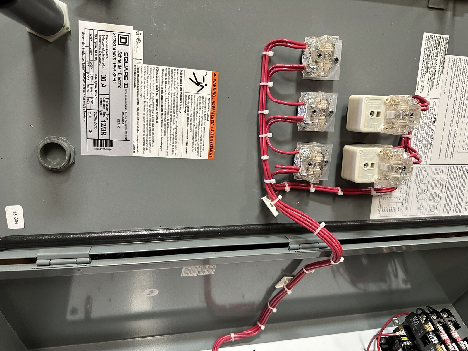 ⚡️8539SCA54V81 Square D AC Combination Motor Starter