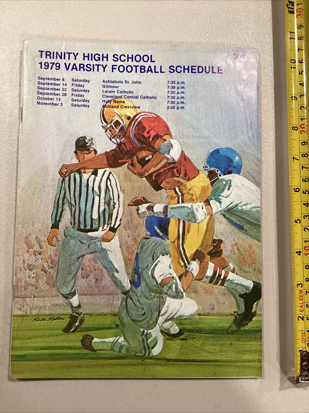 1979 Trinity v Cleveland Central Catholic High School Football Program