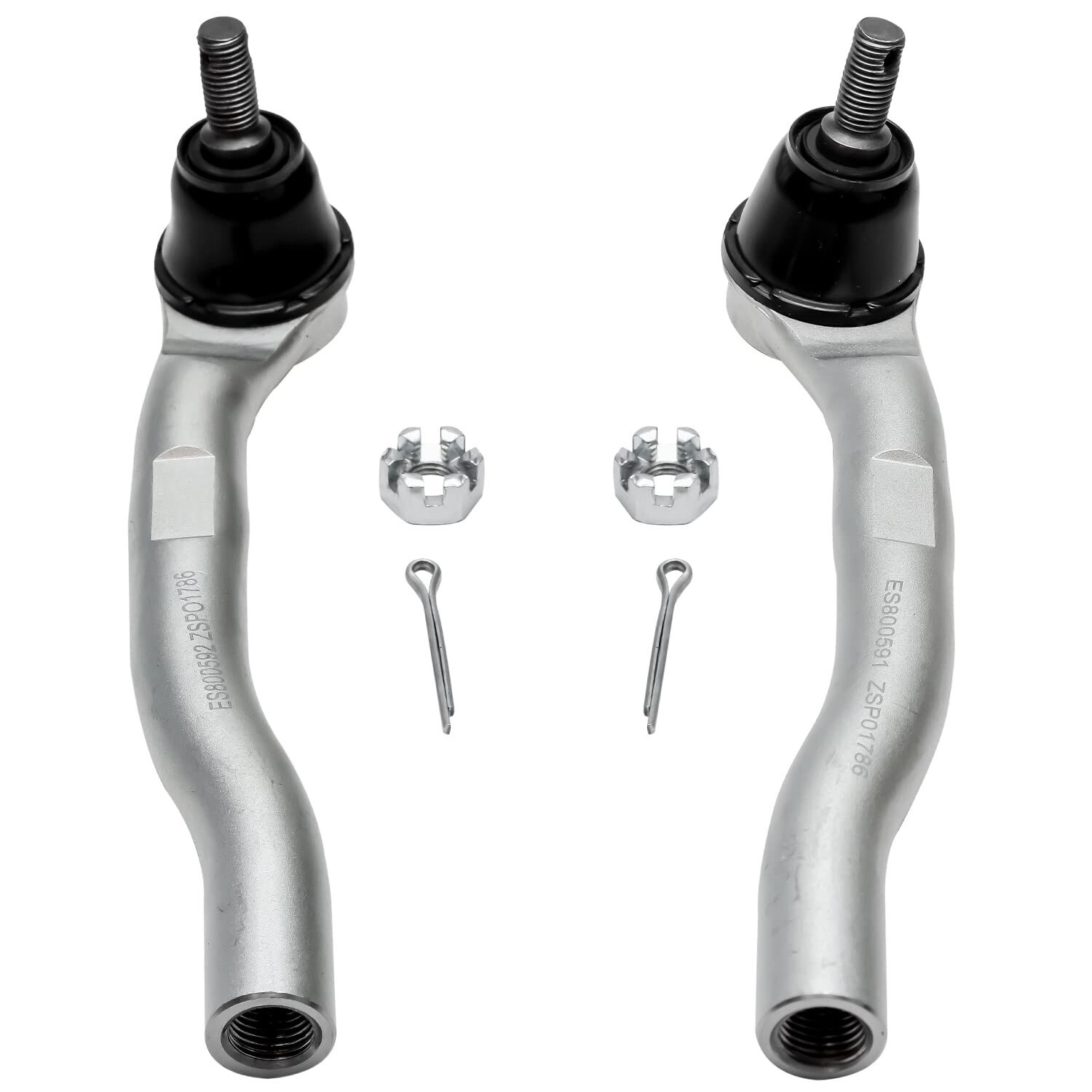 Front Lower Control Arms Inner Outer Tie Rods Sway Bars for 2009-2013 Honda Fit