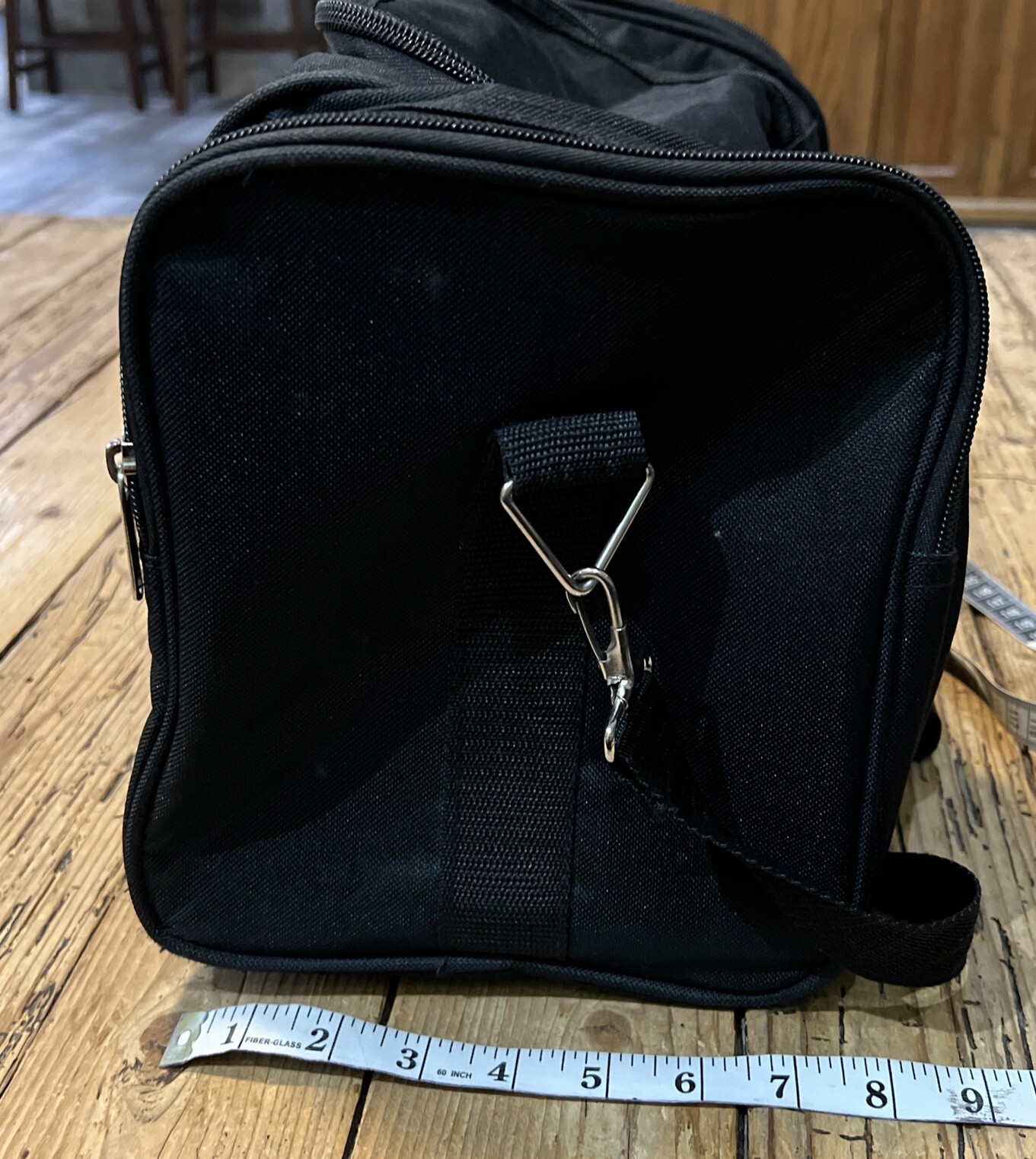 Carnegie Medium Travel Bag With Cross Body Strap Black