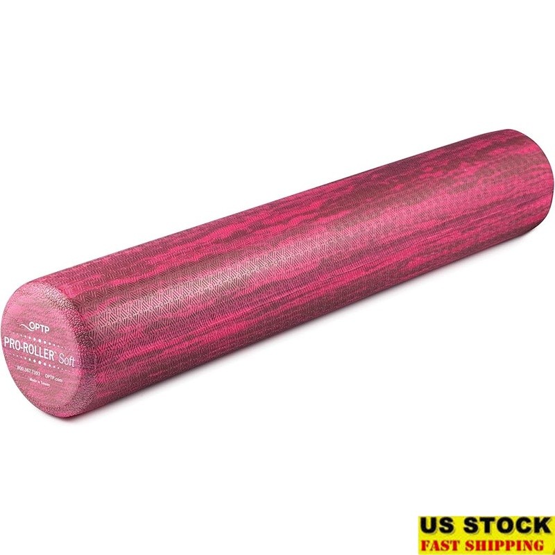 Soft Foam Roller Yoga Pilates Massage Muscles Mobility Rehabilitation Fitness US