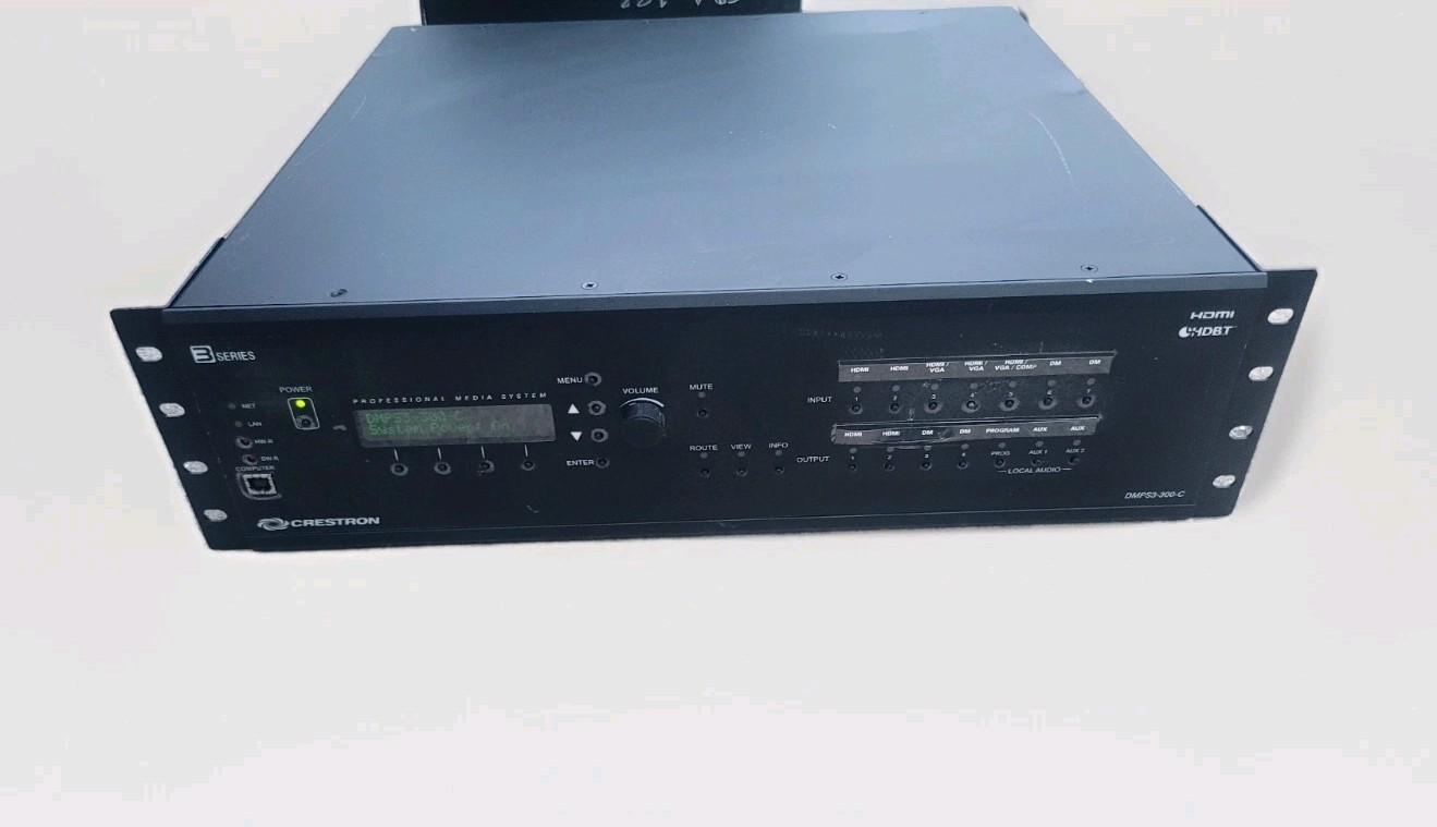 Crestron DMPS3-300-C Digital Media Presentation System W/RACK EARS-TESTED
