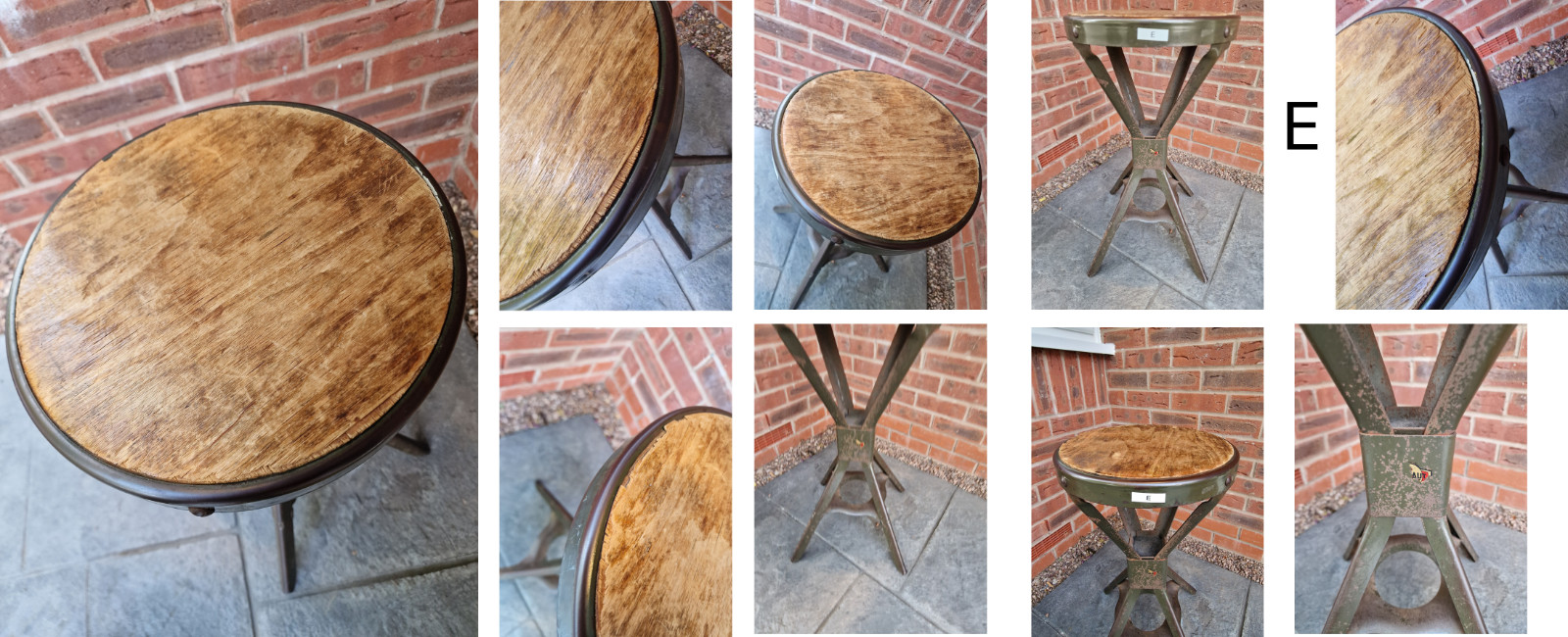 Vintage Industrial Evertaut (Bar) Stools, several available (see photos)