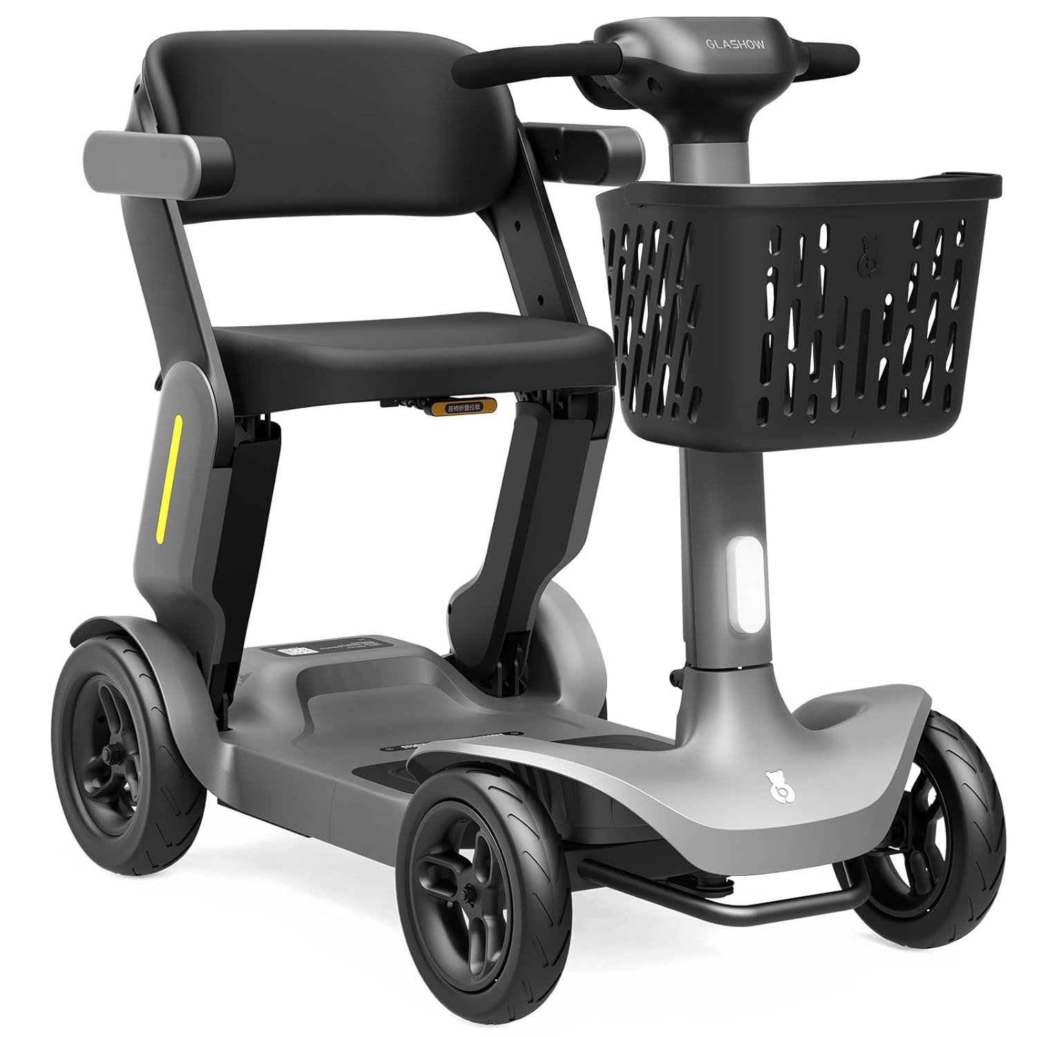 S3 Foldable Mobility Scooter for Seniors - 25 Miles, Lightweight, Safe, LED