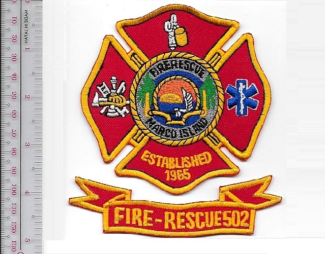 Fire Boat Florida Marco Island Fire Department Fire Rescue Boat 502 NO TARIFF