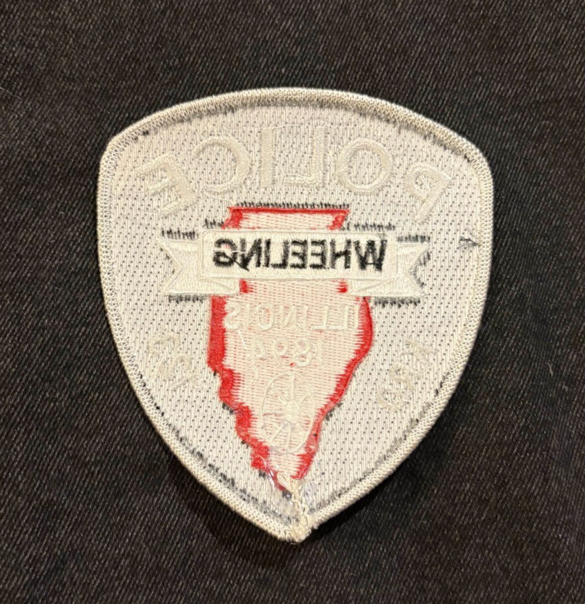 Wheeling Illinois IL Police Patch KRD 123 police