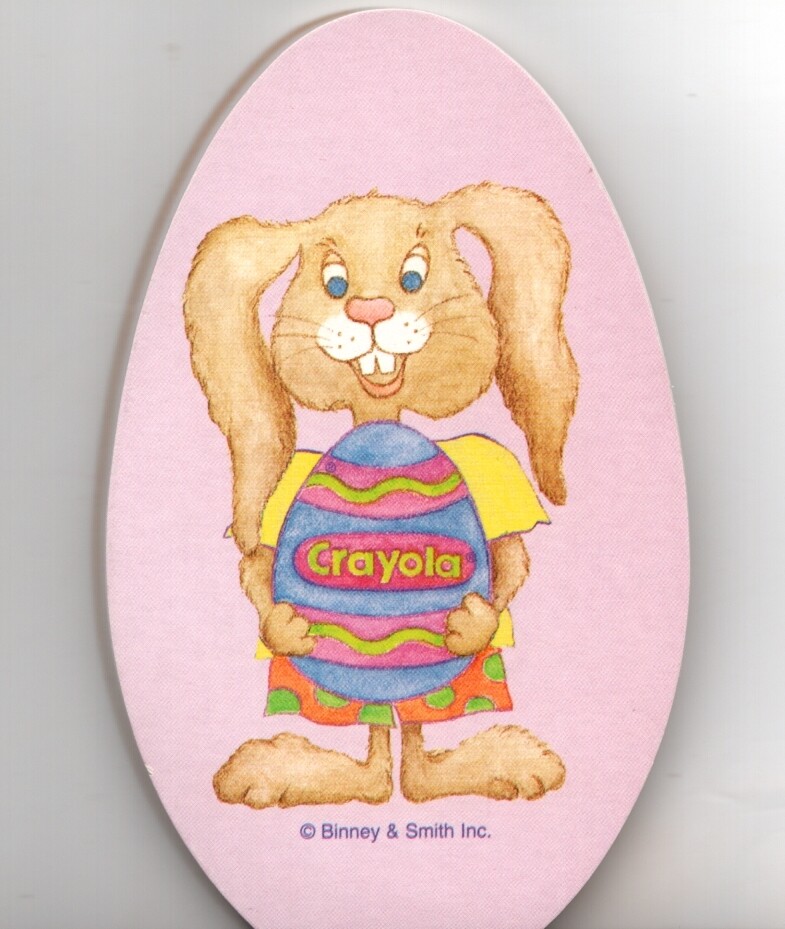 Easter Crayola Binney and Smith 48 Sheet Shaped Notepad Stocking Basket Stuffer