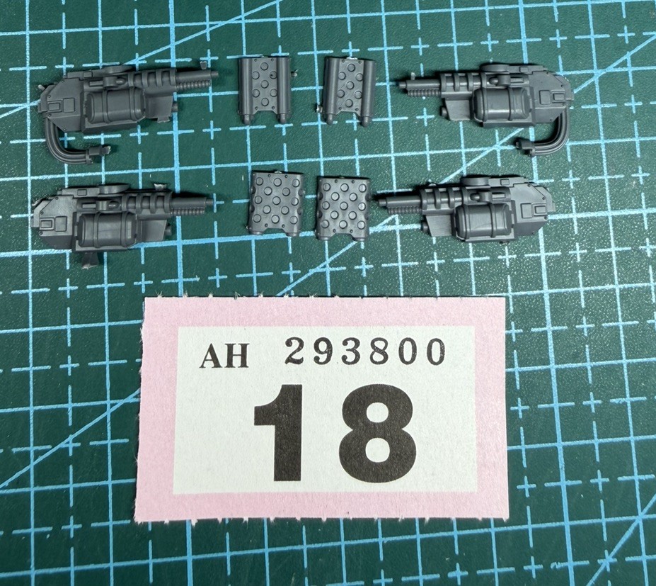 Space Marine Heavy Flamer Sponson Bundle Heavy Weapon Gun Vehicle 40k Heresy