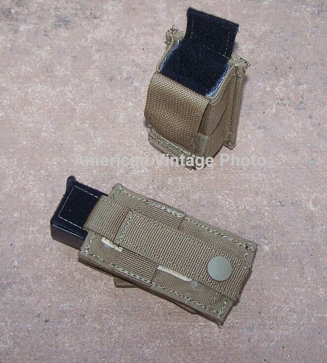 2 KYDEX POUCH EAGLE INDUSTRIES INSERT COYOTE for 9mm MAGAZINE MAG CARRIER CASE