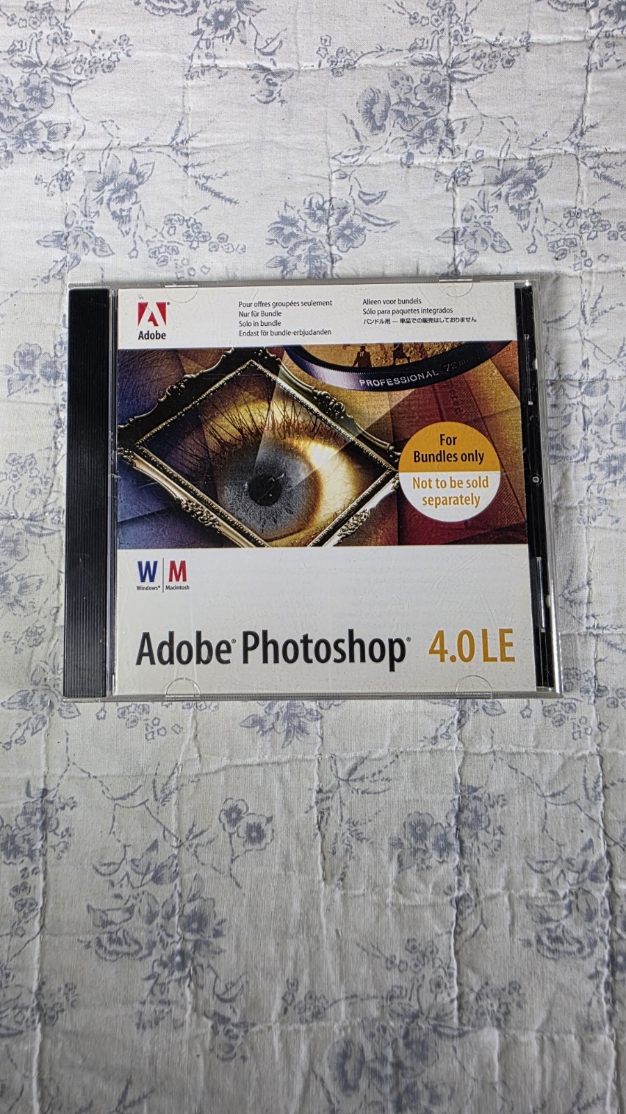 Adobe Photoshop 4.0 LE PC Mac 1997 Collector's Vintage W Cd Key Serial