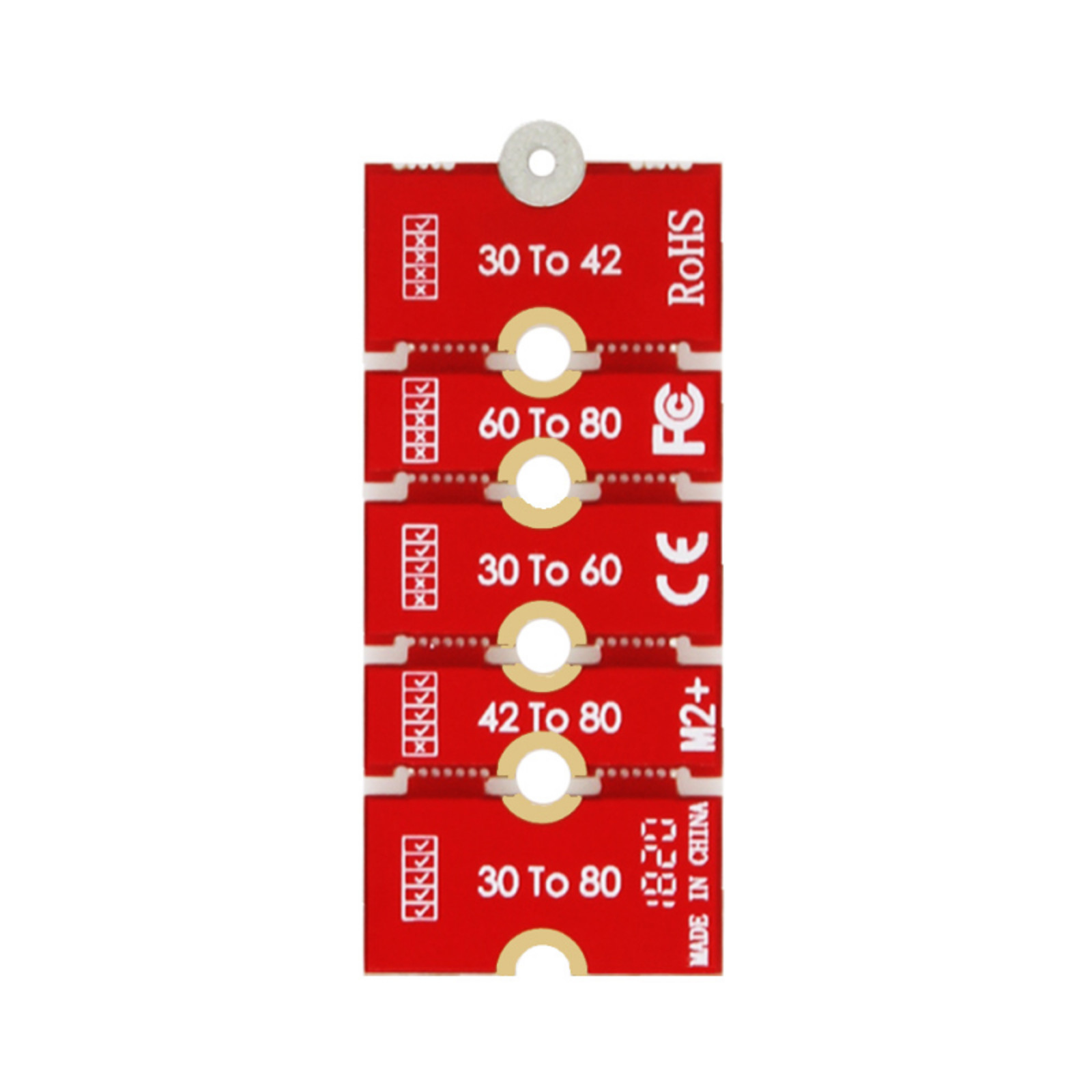 M.2 NGFF NVMe SSD 2230 2242 2260 to 2280 Length Extension Adapter Bracket