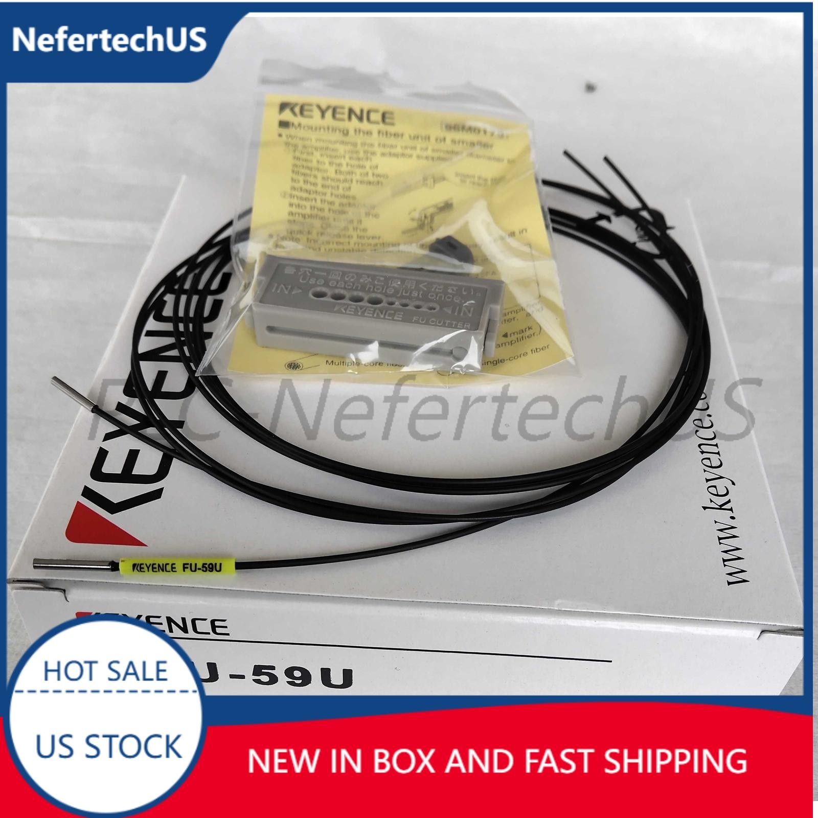 1PC Keyence FU-59U Fiber Optic Sensor FU-59U New In Box US Free TAX