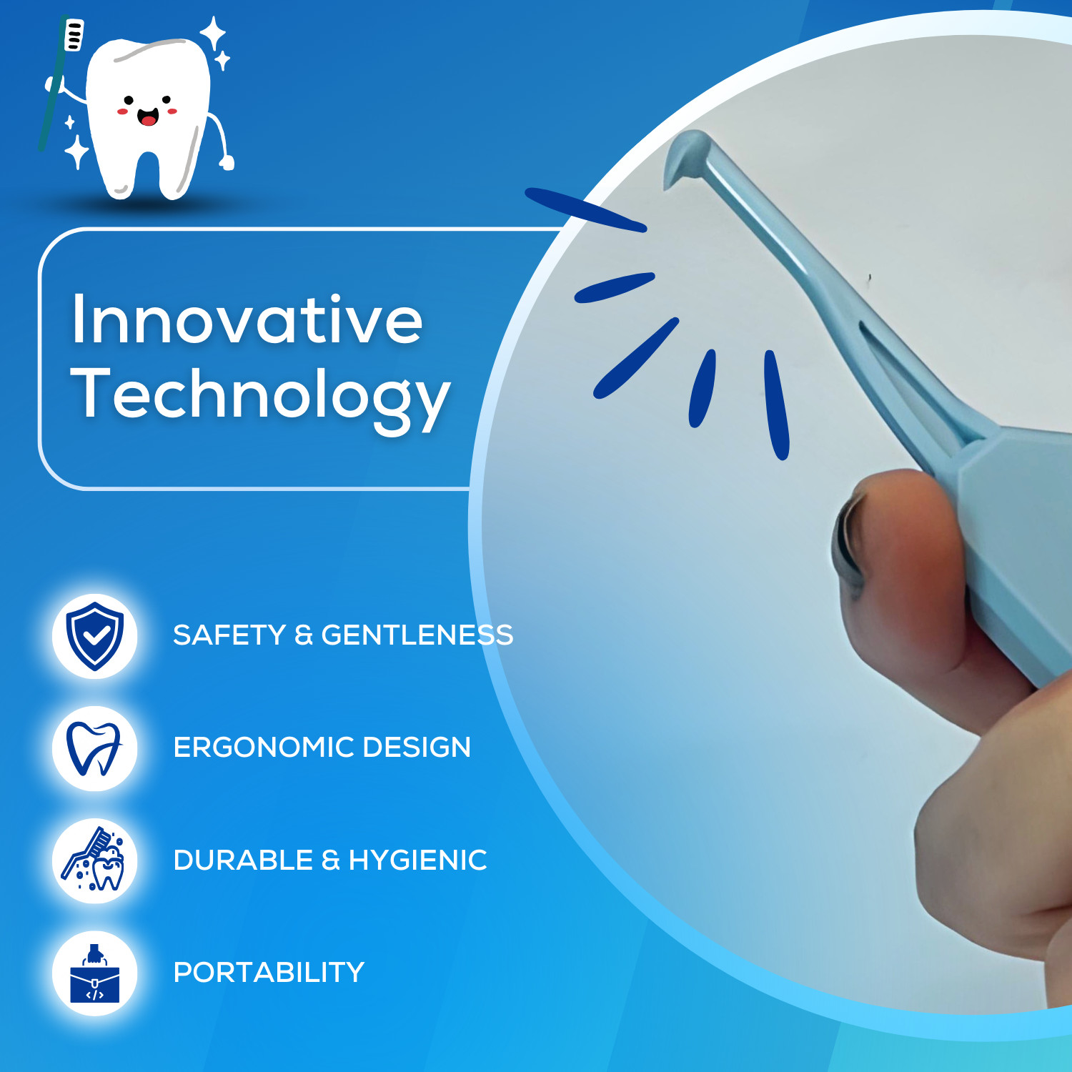 Clear Aligner & Retainer Remover Tool Compact Retractable for Invisalign Braces