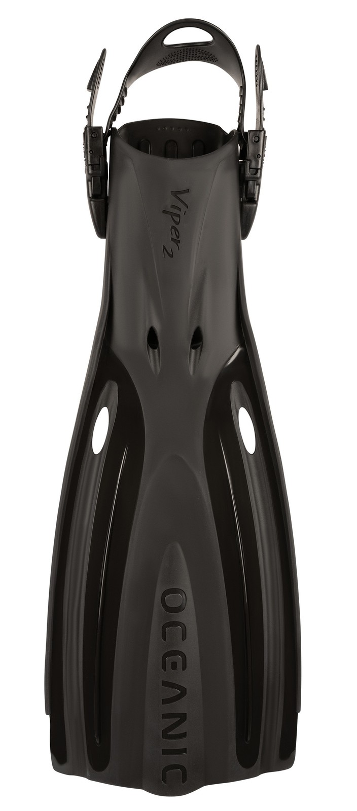 Oceanic Viper 2 Open Heel Fins, Black Small
