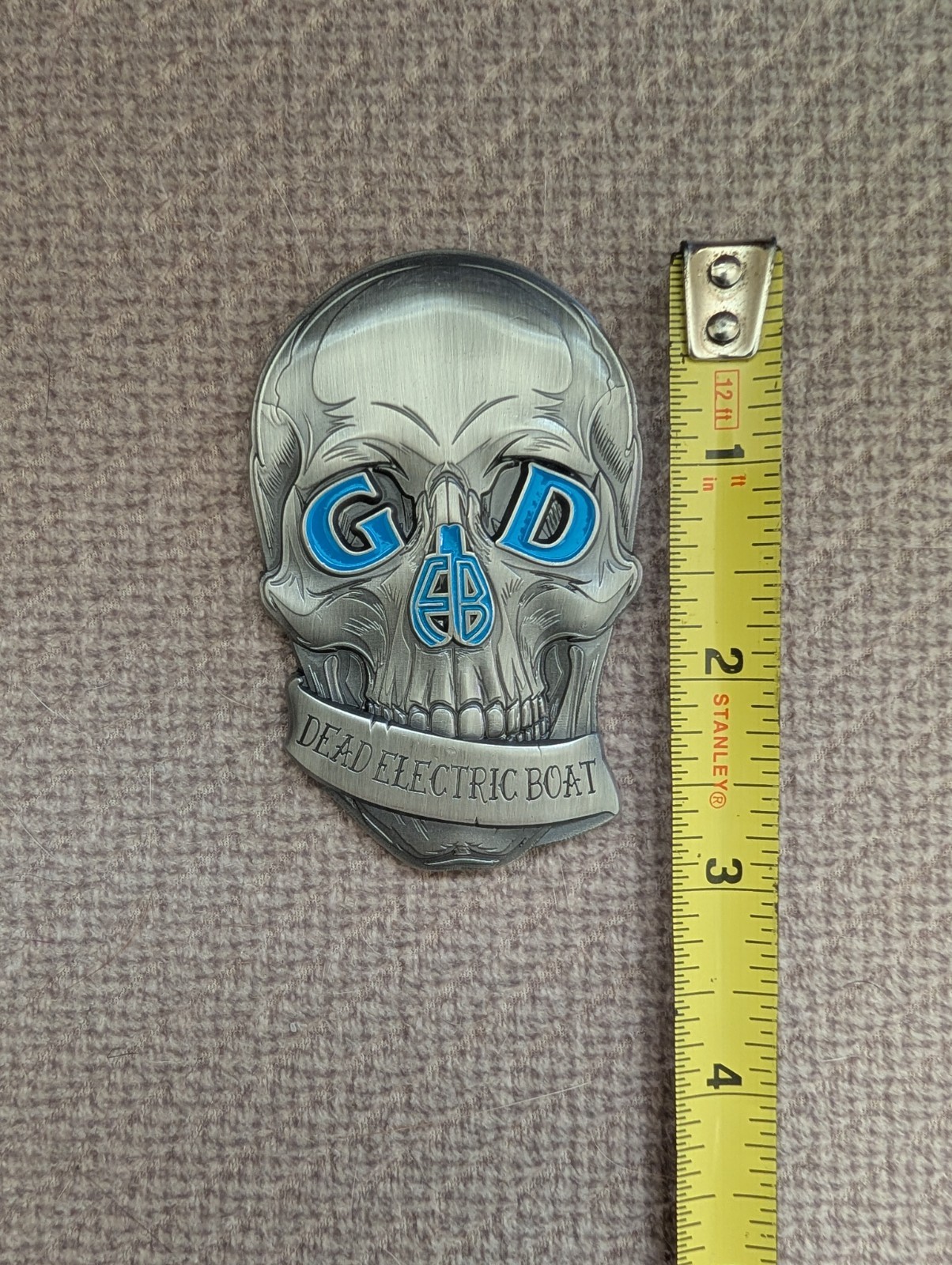 Submarine Shipyard Military Challenge Coin Glow-in-the-Dark