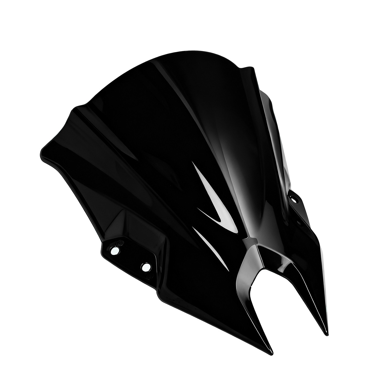 WOLFLINE ABS Windshield for Kawasaki Ninja 500 2024-2026 Windscreen Black