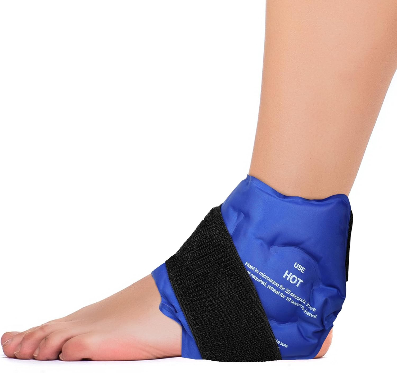 Ankle Ice Pack Wrap for Swelling, Ice Pack for Injuires Reusable Cold Pack Wrap