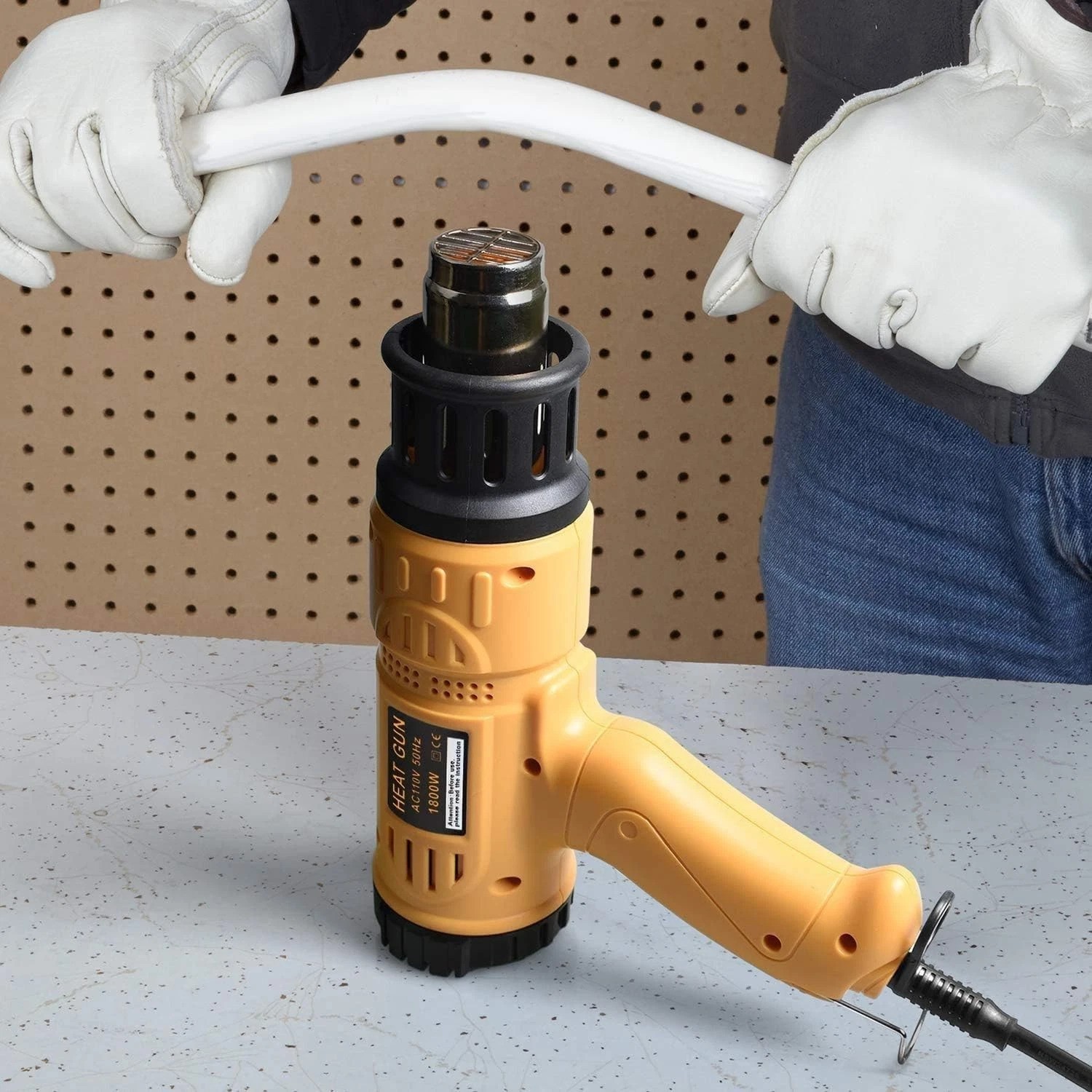 1800W Heavy-Duty Heat Gun - Fast Heating with Variable Temperature Control