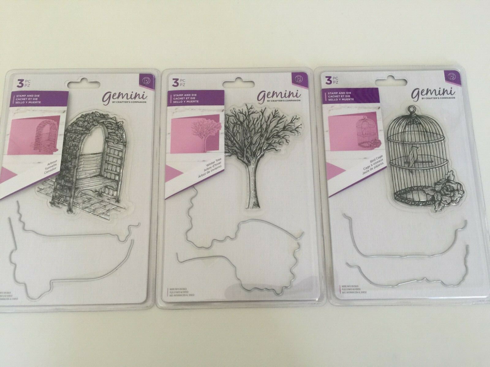 Crafters Companion  Gemini Stamp & Die set In the Garden New