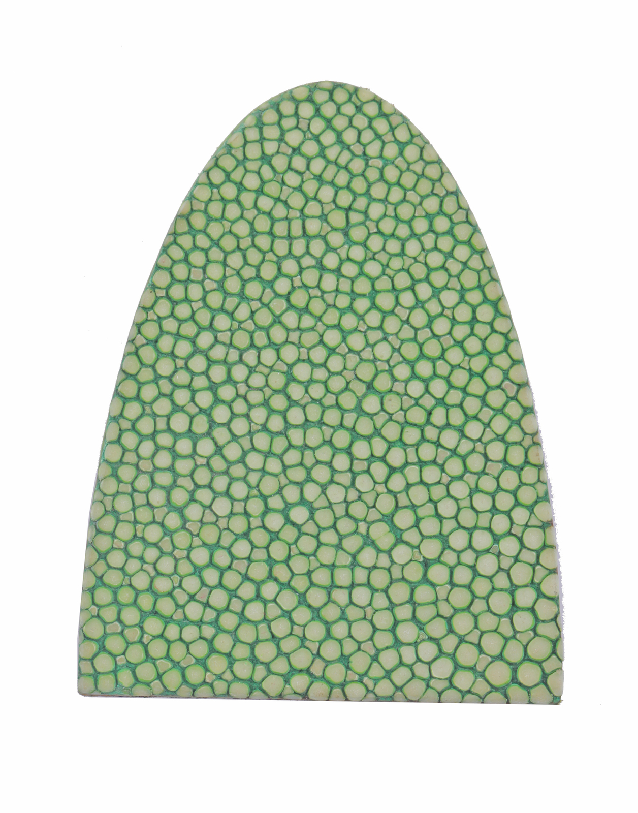 Arrow rest leather green/ sturdy ray leather gift decoration trend