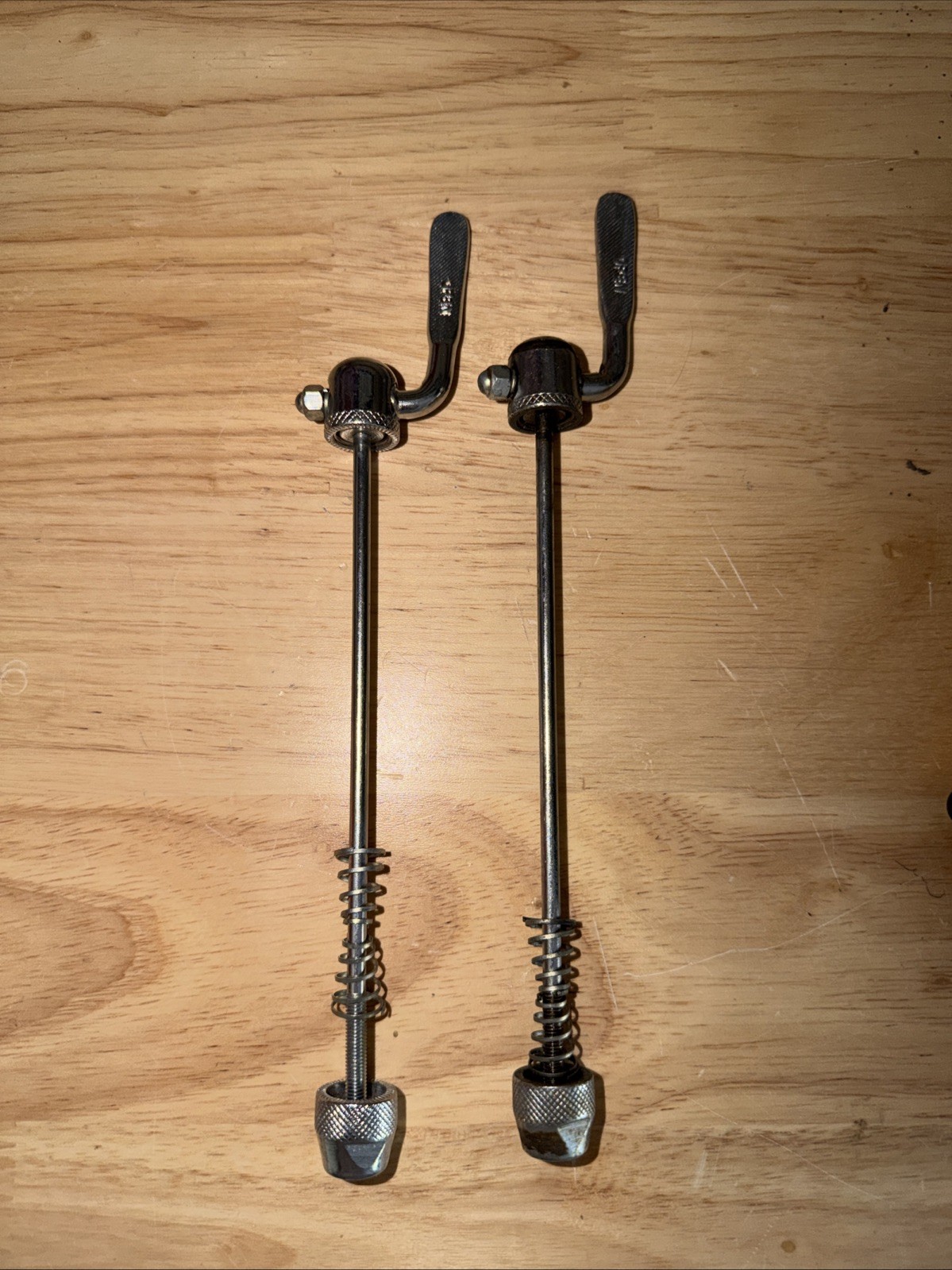 Vintage Quick Release Skewer Set Front And Rear Great Condition.