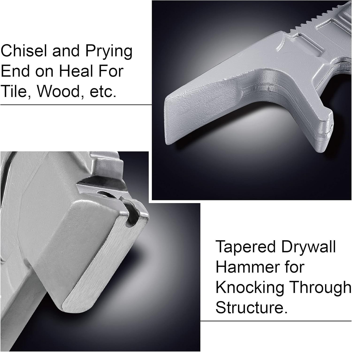 Vaughan 15 Inch Multi-Function Demolition Tool, Hammer, Nail Puller, Multi-Us...